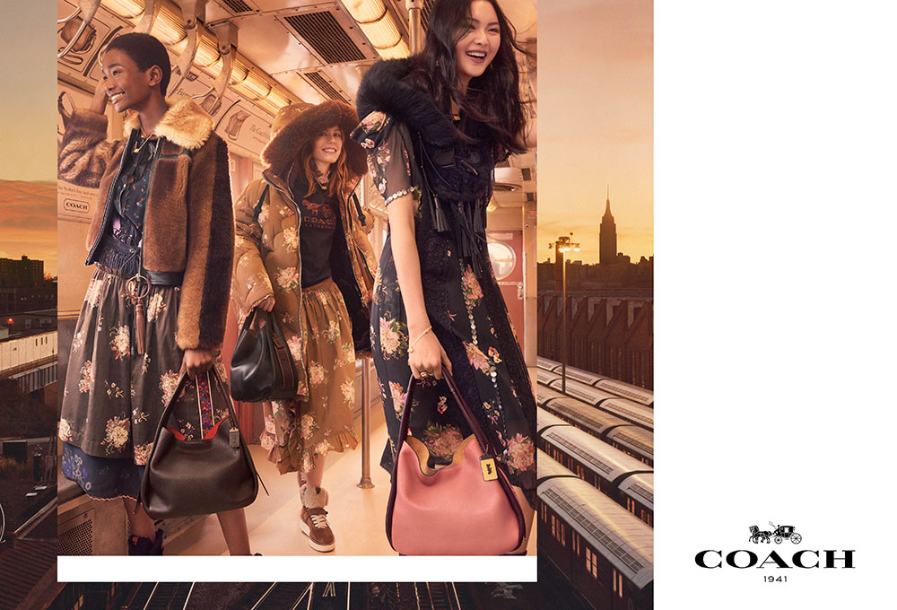 Coach lance sa campagne publicitaire automne 2017 mettant en vedette le tout nouveau sac Bandit