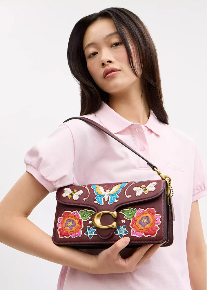 Coach Tabby Leather Inlay
