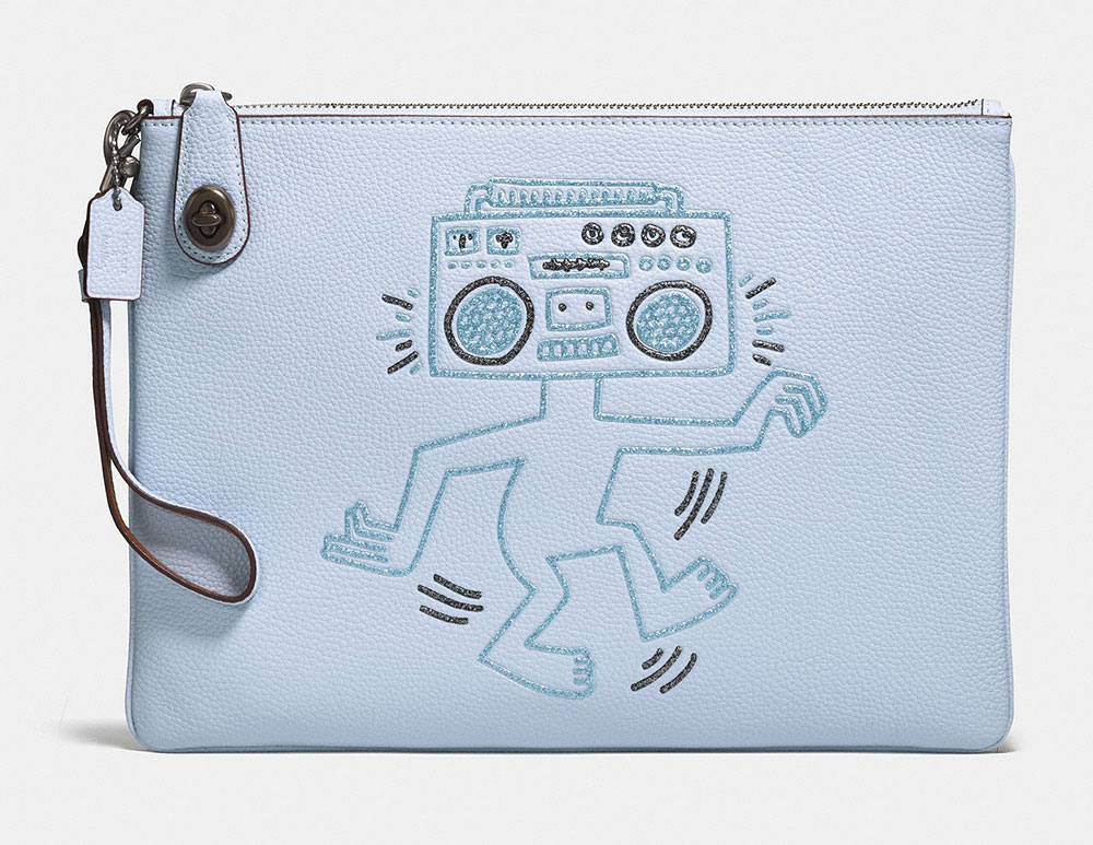 Coach x Keith Haring Turnlock Wristlet