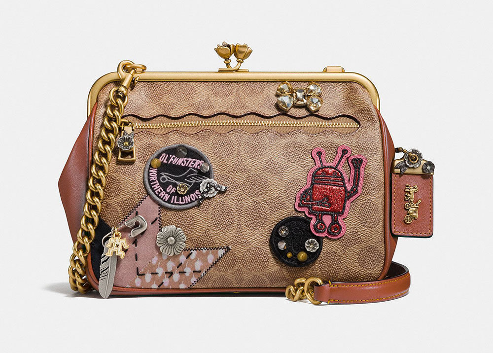Coach x Keith Hering Kisslock Crossbody Bag
