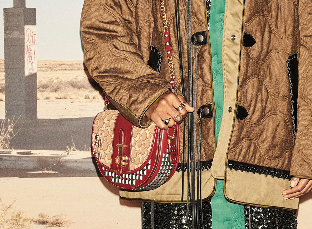 Coach's Resort 2019 Collection Focuses On Mixed Media And Lots Of New Shoulder Bag Styles