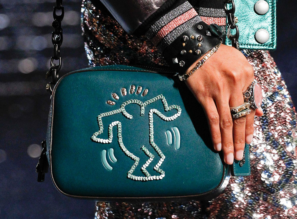 Coach's Spring 2018 Runway Bags Pay Tribute To Artist And AIDS Activist Keith Haring