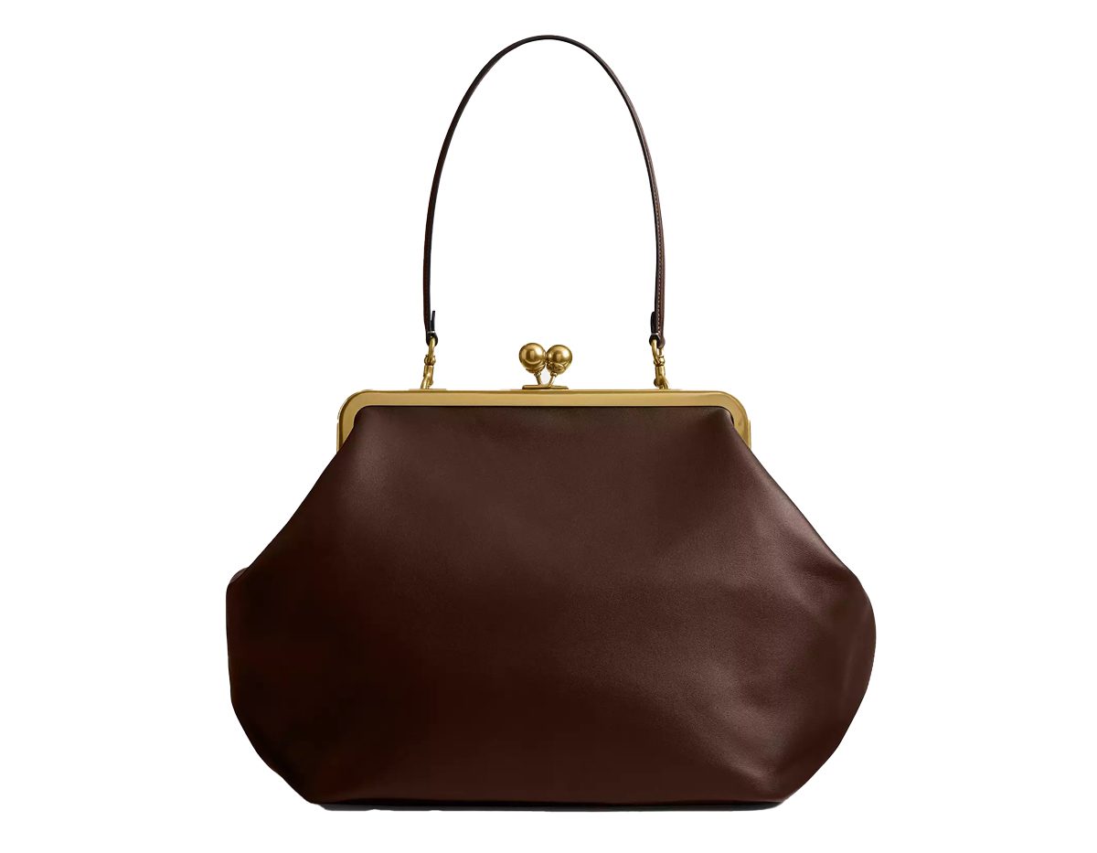 coach Large Kisslock Frame Bag
