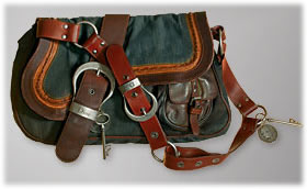 Dior Gaucho Denim/Leather Medium Saddle Bag