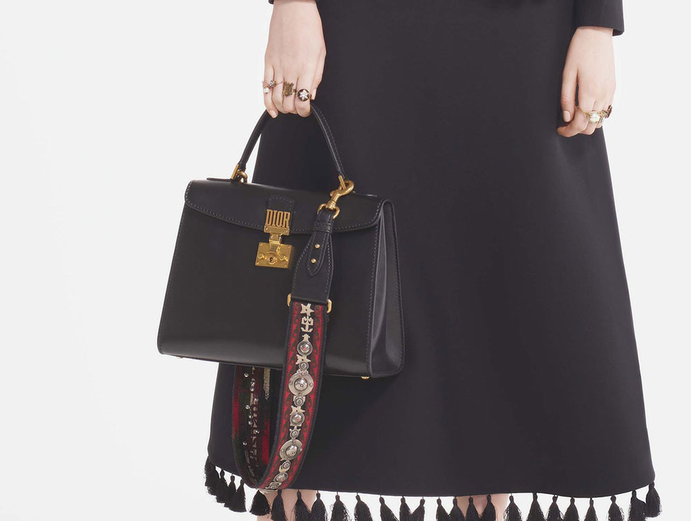 Dior's New Creative Director Mixes Disparate Vintage Eras For Pre-Fall 2017 Bags