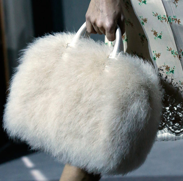 Louis Vuitton Updates The Speedy Bag In Fur And Python For Fall 2013