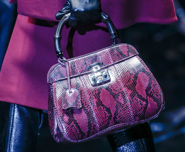 Gucci réinvente son bambou emblématique pour l'automne 2013