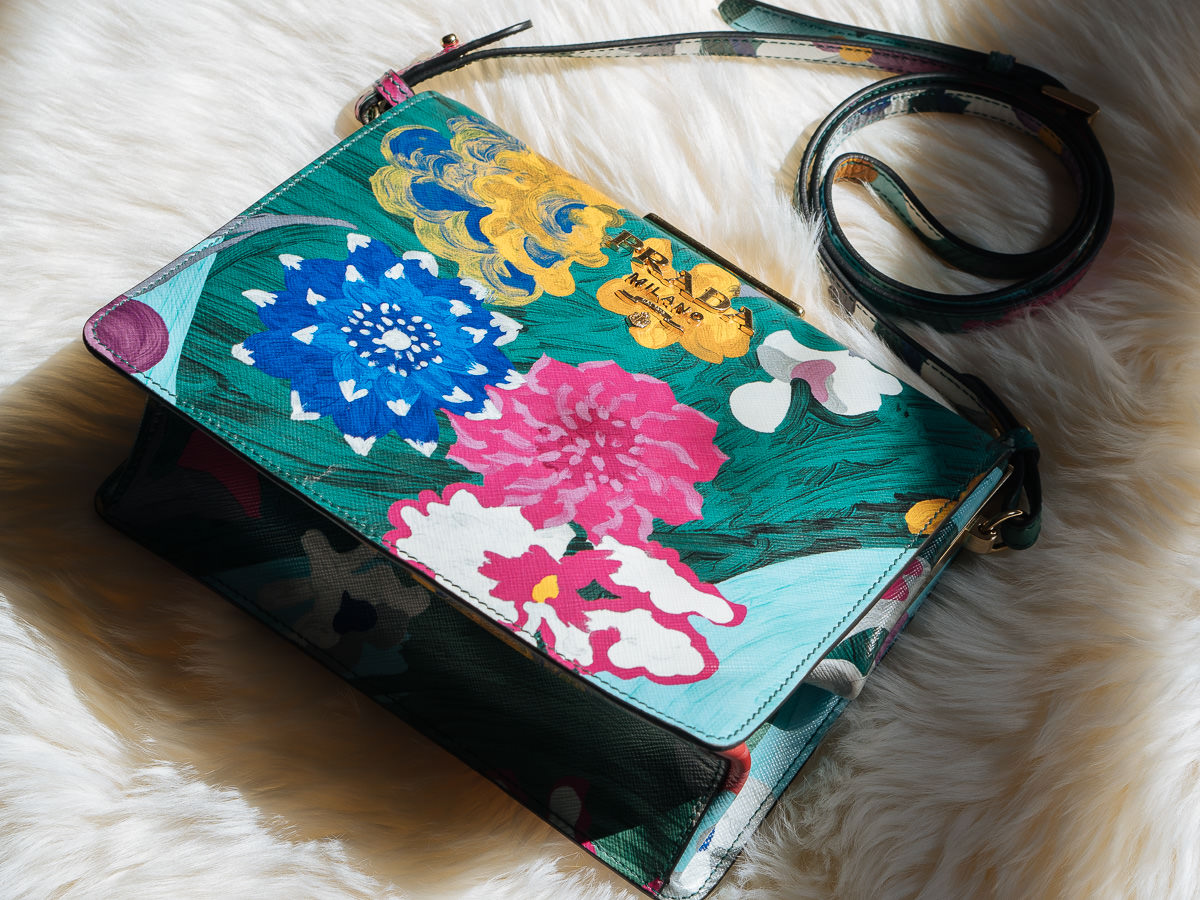 Falling For Floral With The Prada Frame Bag