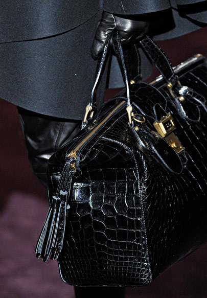 Gucci Fall 2012 black leather bag
