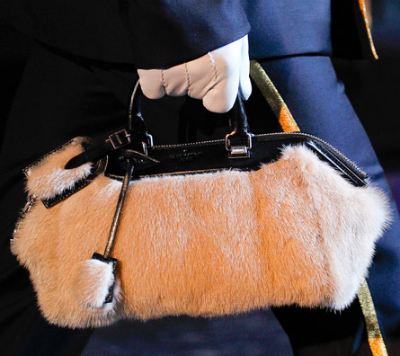 Louis Vuitton Fall 2012 fur bag