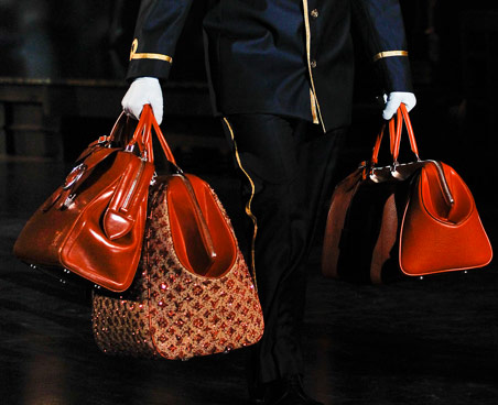 Louis Vuitton Fall 2012 metallic bag
