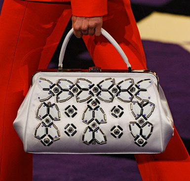 Prada Fall 2012 handbag on runway