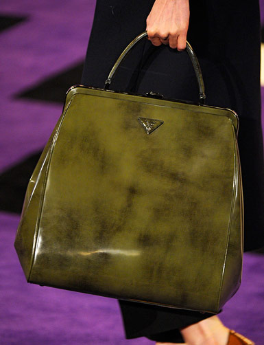 Prada Fall 2012 handbag with print