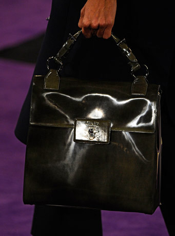 Prada Fall 2012 handbag with leather strap