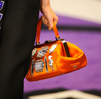 Prada Fall 2012 bag with floral print