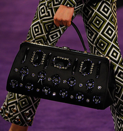Prada Fall 2012 handbag on runway