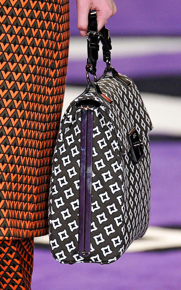 Prada Fall 2012 bag with geometric gems