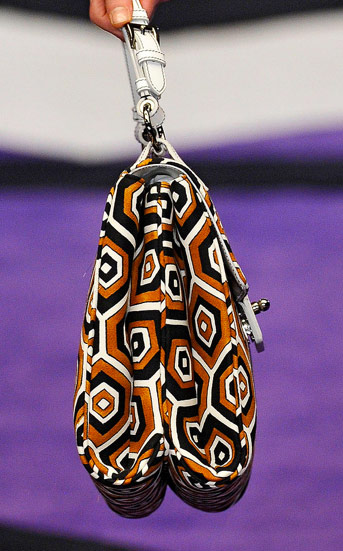 Prada Fall 2012 bag with print and gems