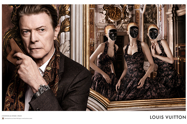 Go Behind The Scenes On David Bowie's Extravagant Louis Vuitton Campaign Shoot