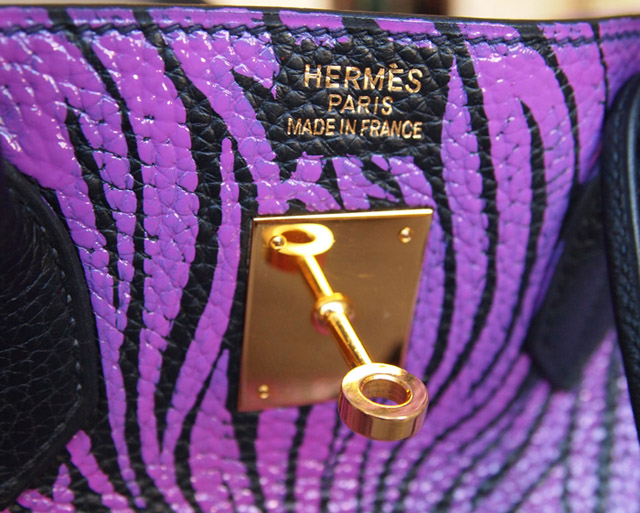 La boutique punk de Moda Operandi arrive tardivement : ce Hermes Birkin personnalisé avec des graffitis