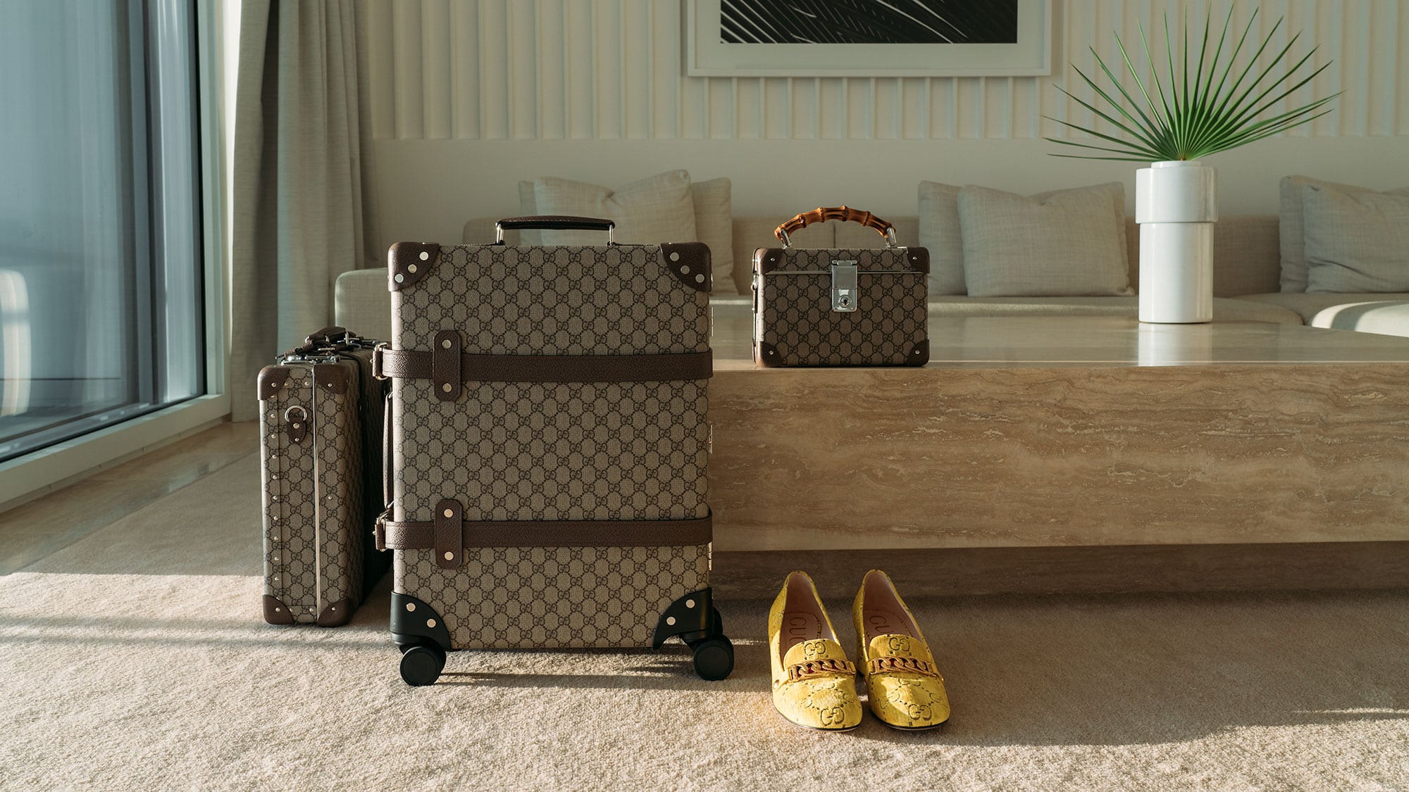 Gucci Collaborates With Globe-Trotter On Functional New Luggage Collection