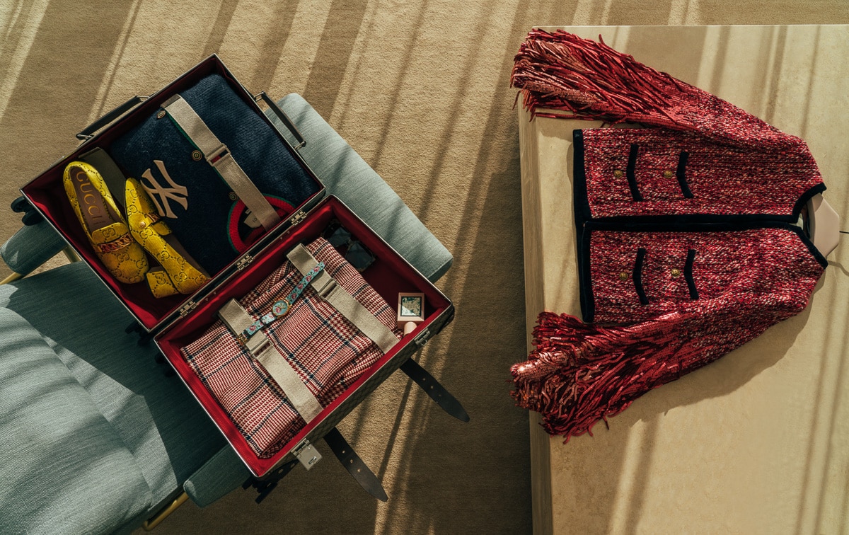 Gucci Globe Trotter Suitcase Interior 1