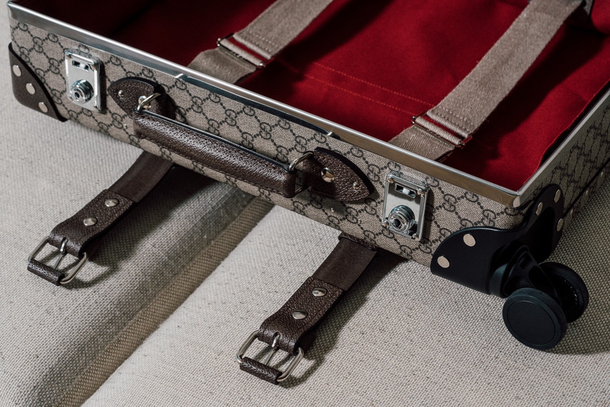 Gucci Globe Trotter Suitcase Interior 2