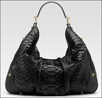 Gucci Jockey Python Bag