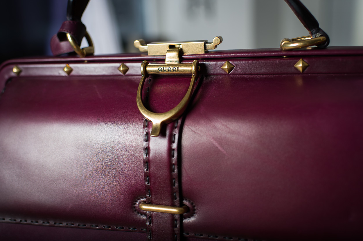 Purseonals : Sac à poignée supérieure Gucci Lady Stirrup