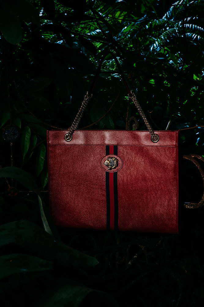 Gucci Rajah Tote Large Red