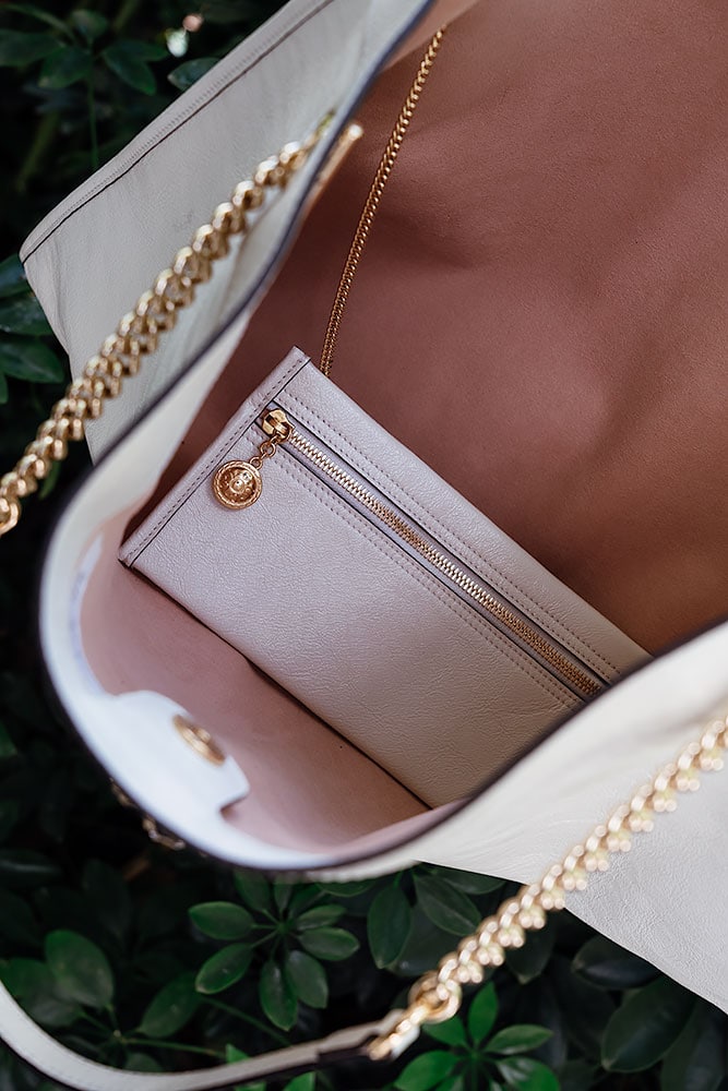 Gucci Rajah Tote Maxi White Interior