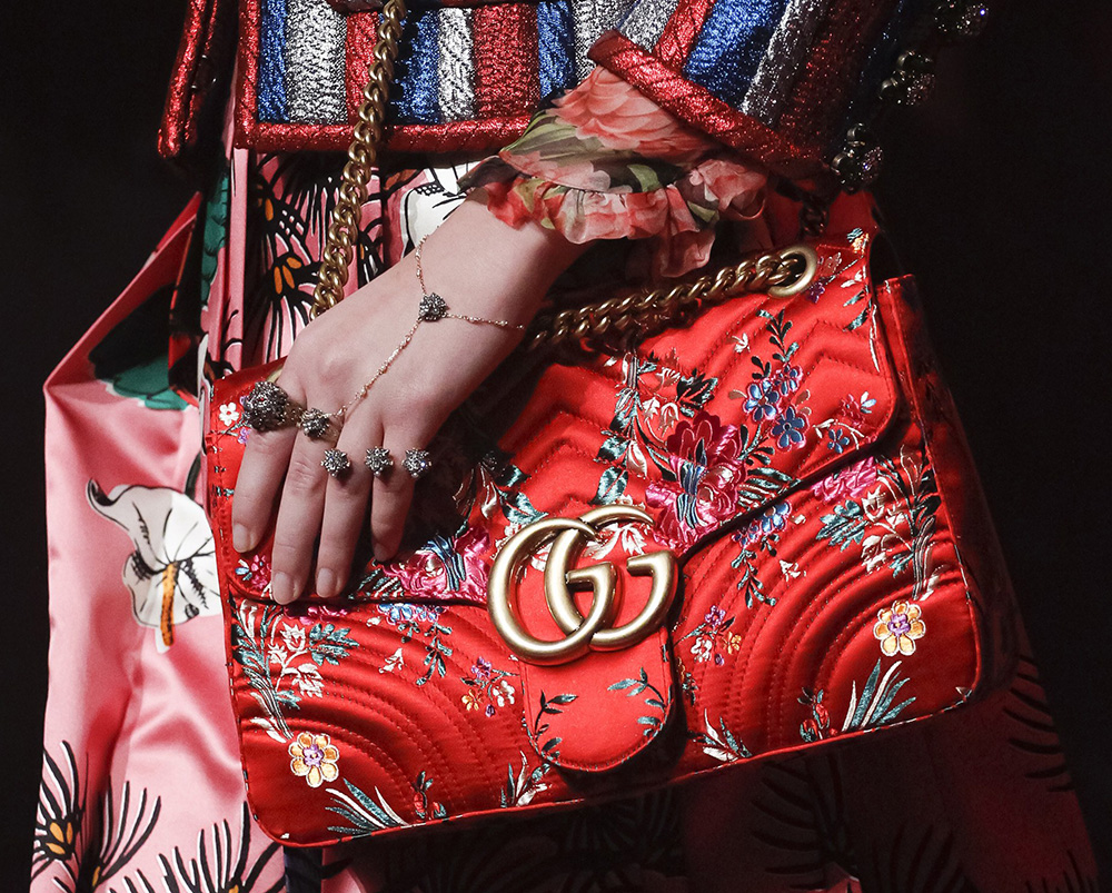 Gucci's Spring 2017 Runway Bags Are Just As Sumptuous And Detailed As You'd Expect