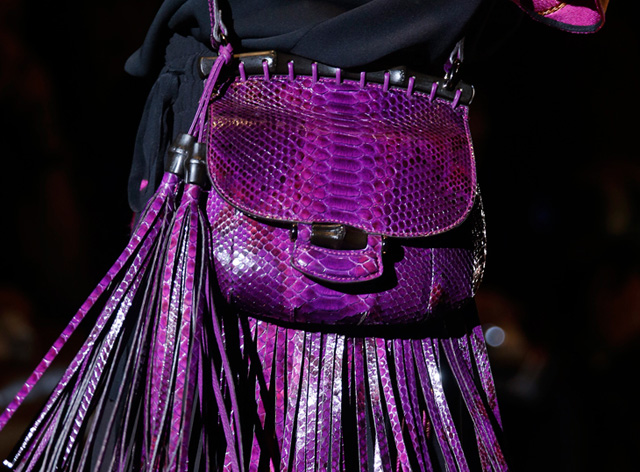 Les sacs Gucci printemps 2014 ont des franges à gogo