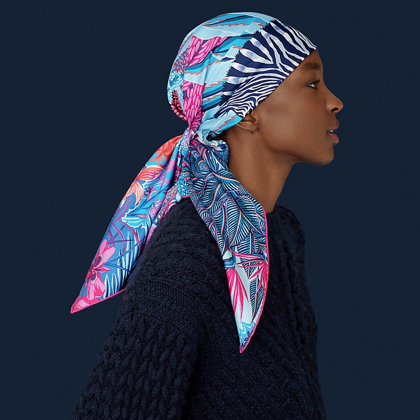 Scarf: Mountain Zebra. Photo courtesy of Hermes.com.