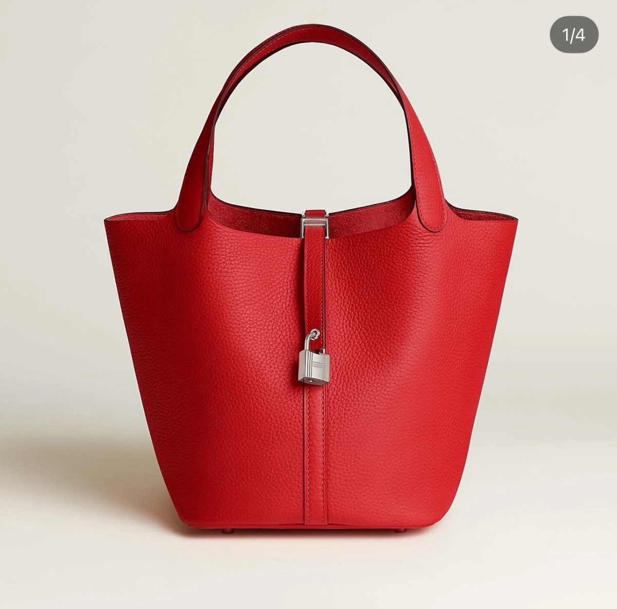 A Rouge Radieux Picotin 18 in Clemence Leather with PHW