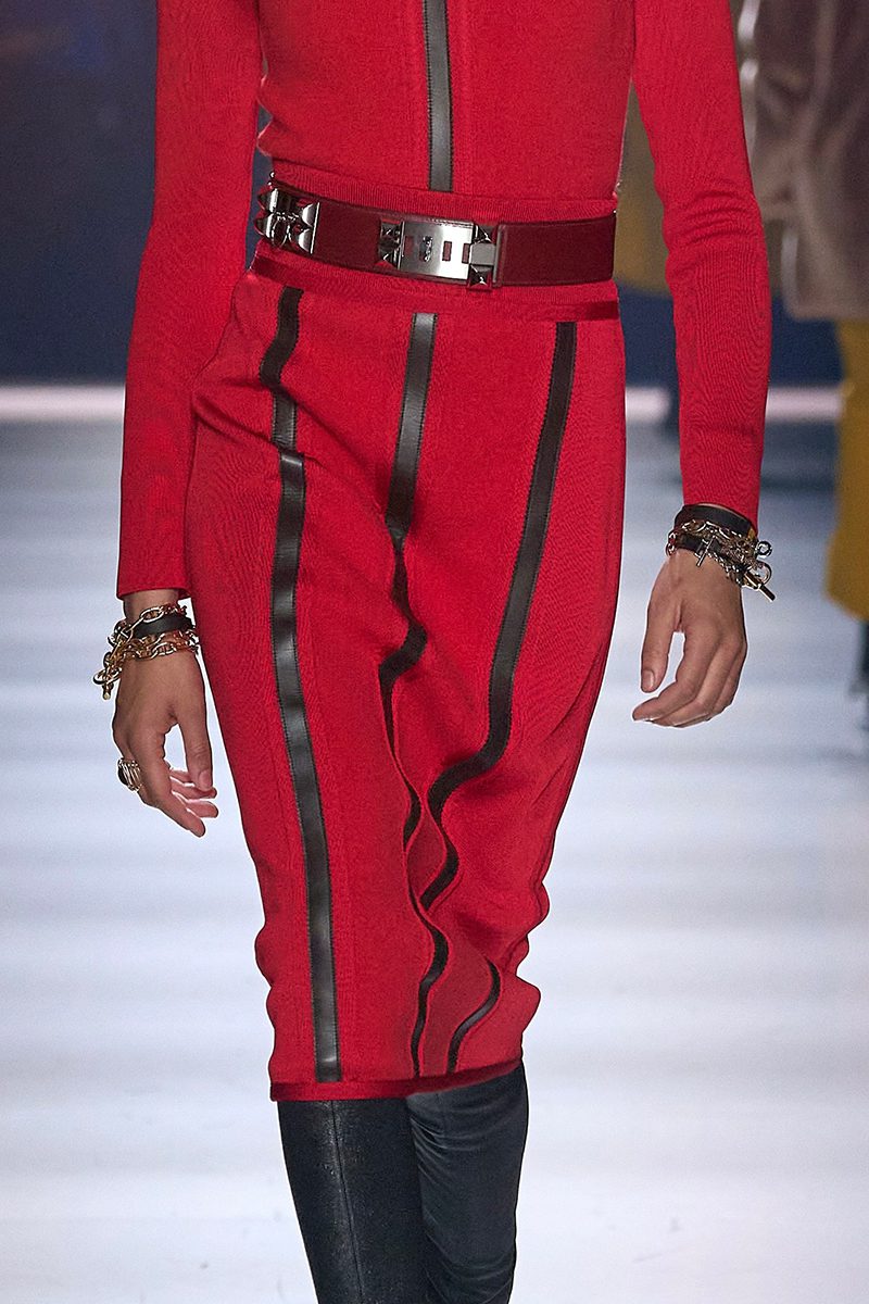 Herm&egrave;s AW24 Look 21. Photo via Vogue.com. 