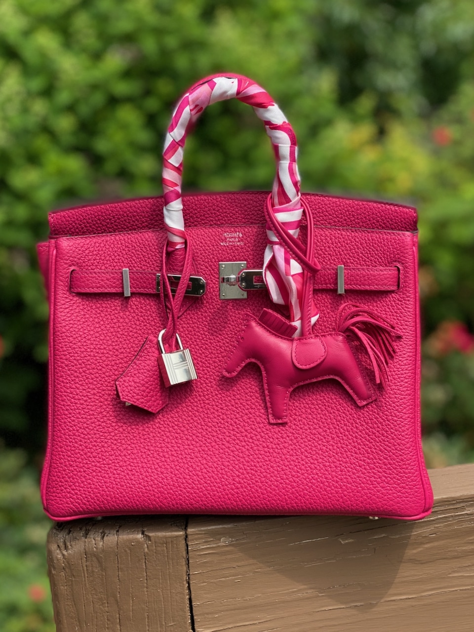 A PM Rodeo on a 25cm Birkin. Photo via @The_Notorious_Pink