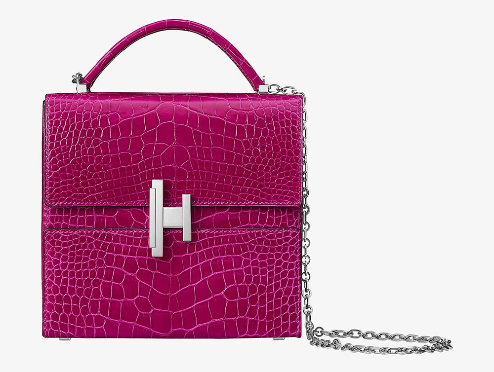 Obtenez votre premier aperçu de l'intérieur du sac à poignée supérieure Hermès Cinhetic