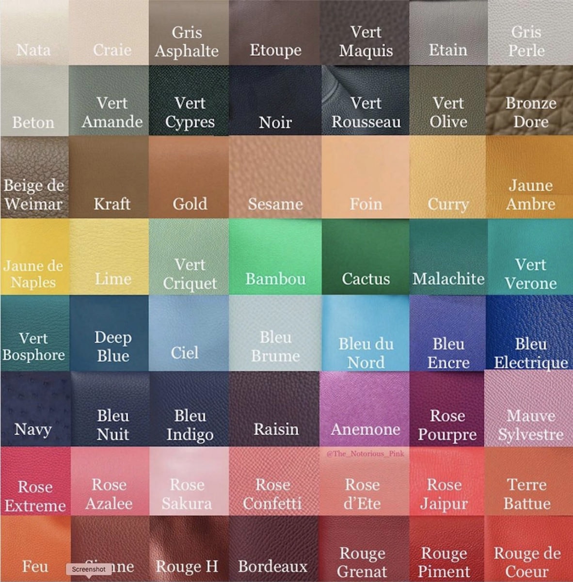 Hermes Leather Colors SS 2020