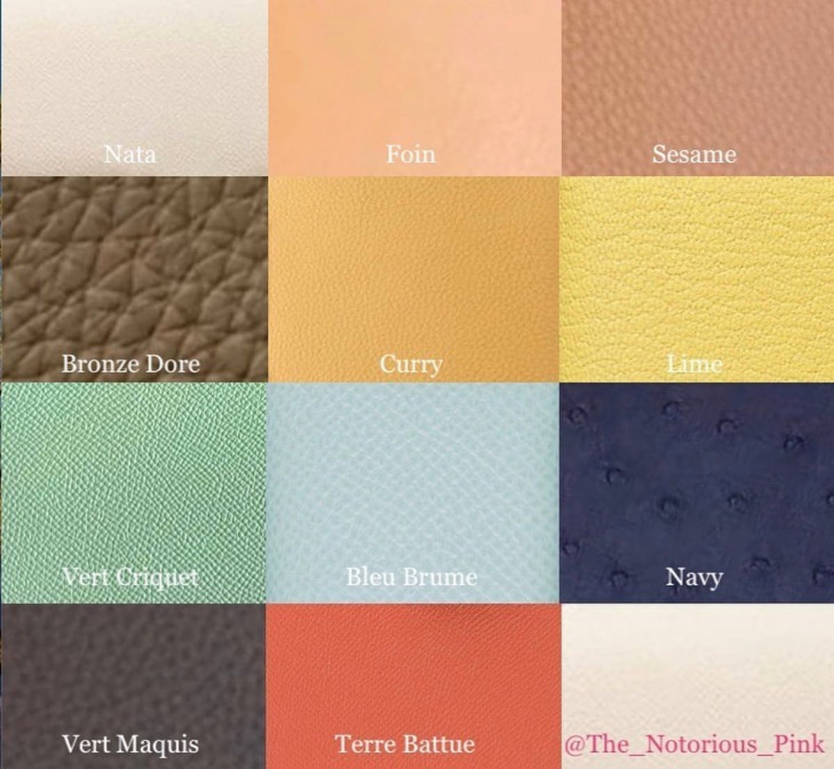 Hermes Spring 2020 Colors