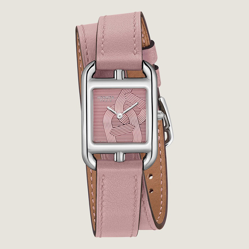 Cape Cod watch, Small model, 31 mm steel watch, stamped dial coated with a glycine-tinted lacquer, 