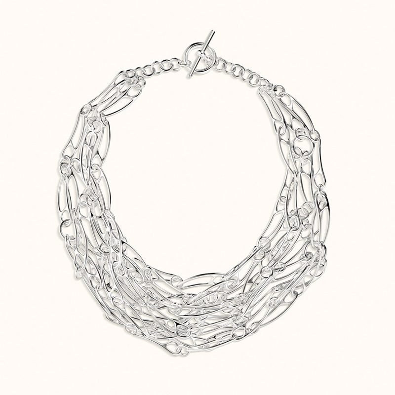 Chaine d'ancre Punk necklace,interior circumference: 15.98