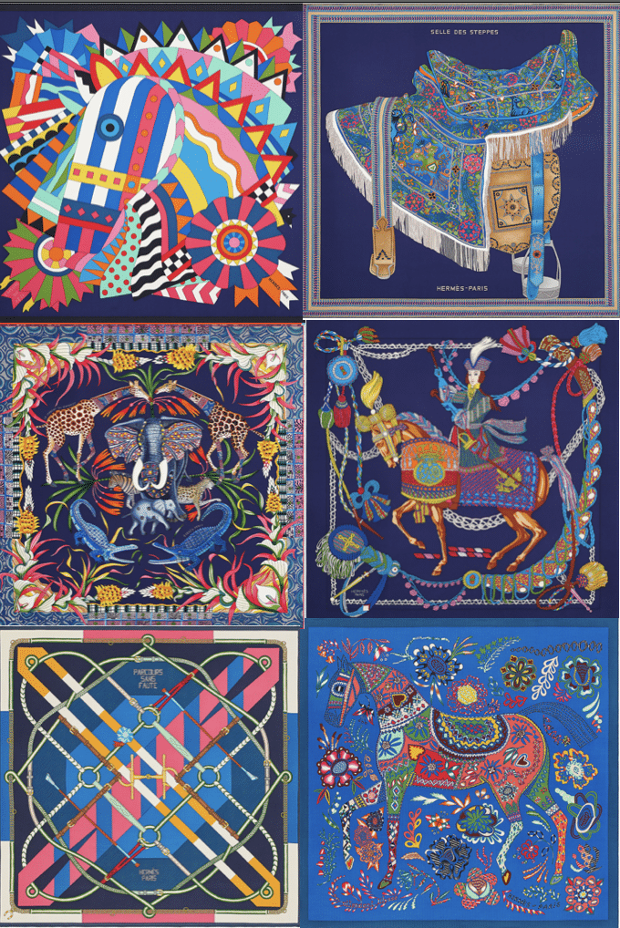 Navy Colorway for Hermès Spring-Summer 2021. Composite via @The_Notorious_Pink