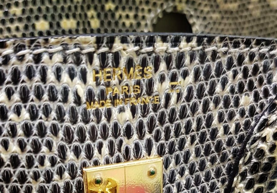 Hermes Lizard Stamp