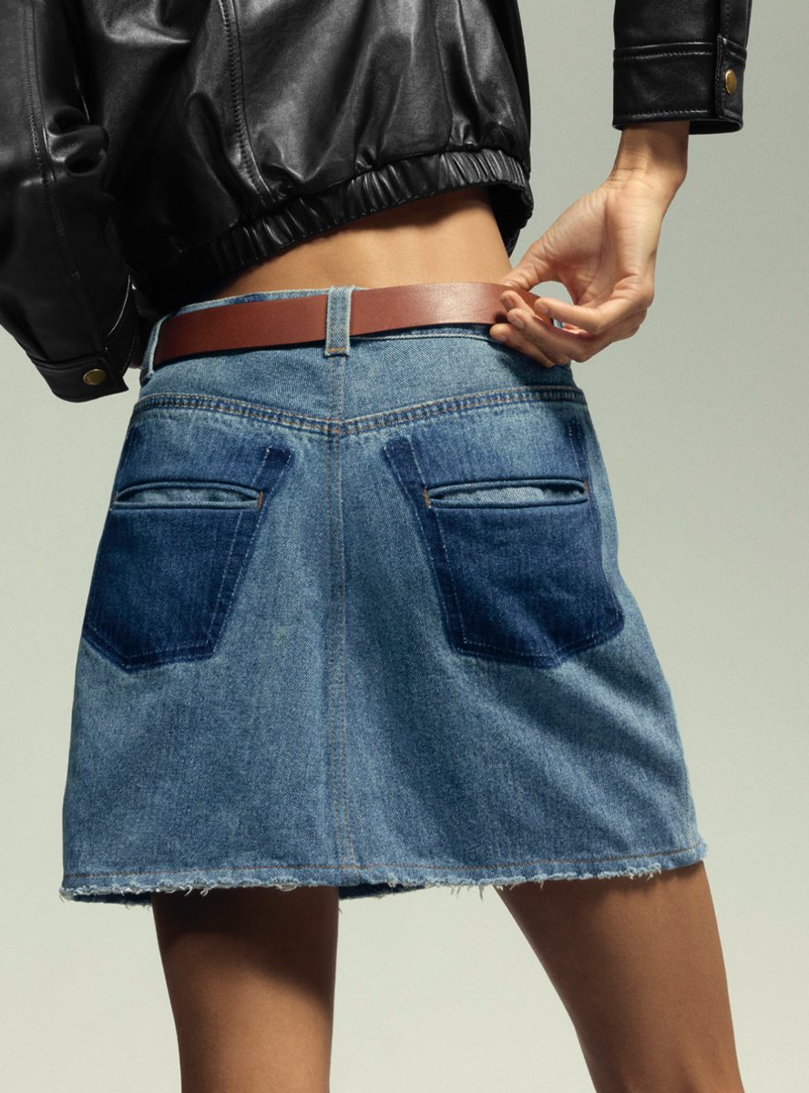 Coach Denim Mini Skirt