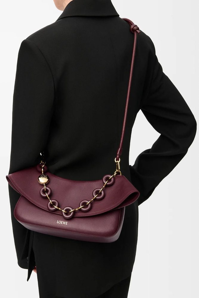 Loewe Ola Bag Burgundy