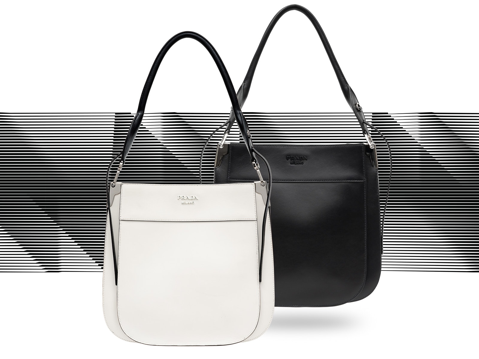 Prada Margit Black White 1
