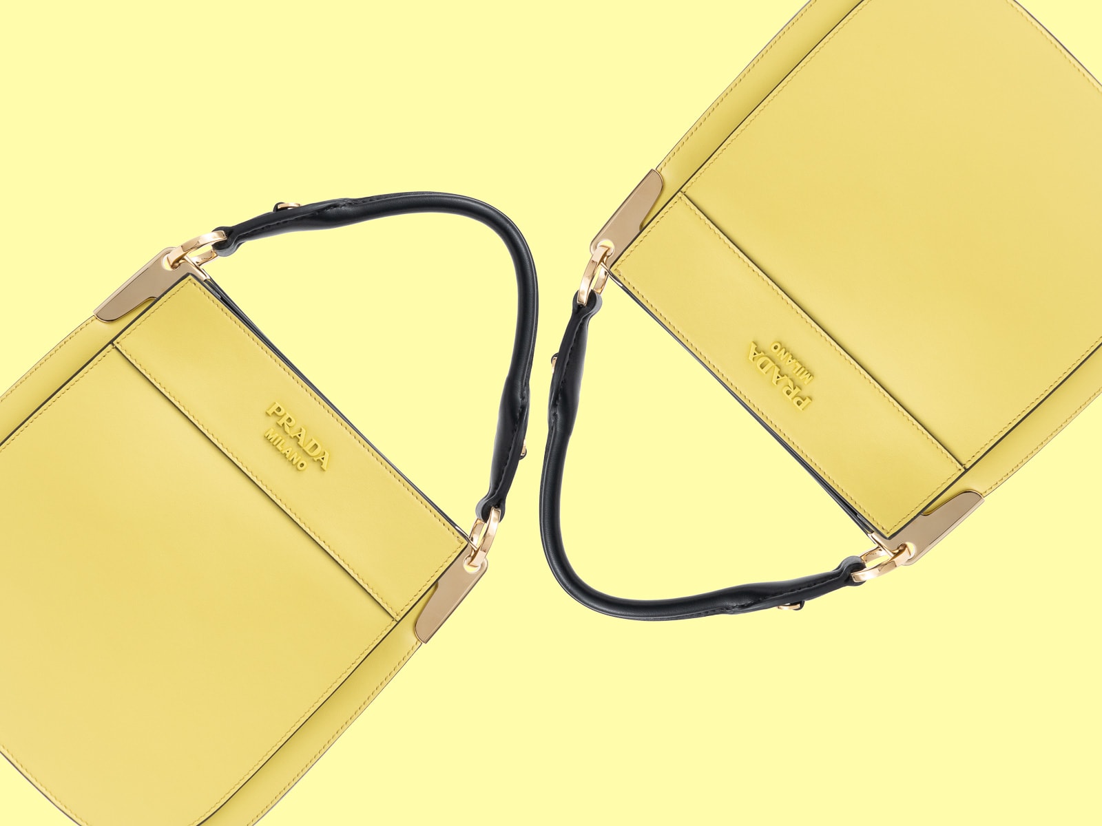 Prada Margit Small Yellow