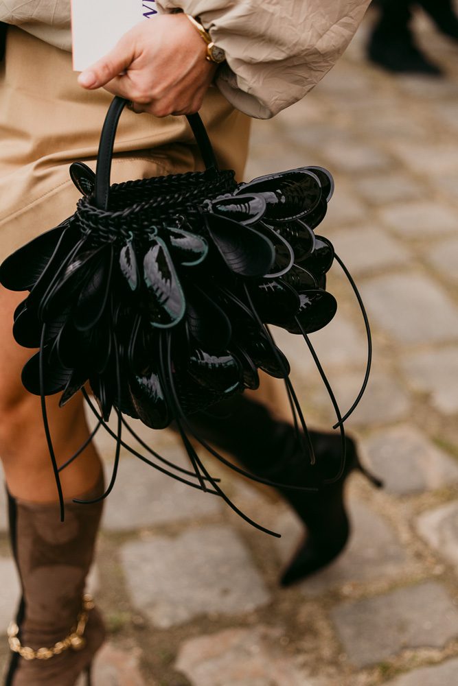 LOEWE FALL 2026 STREET STYLE BAGS 11