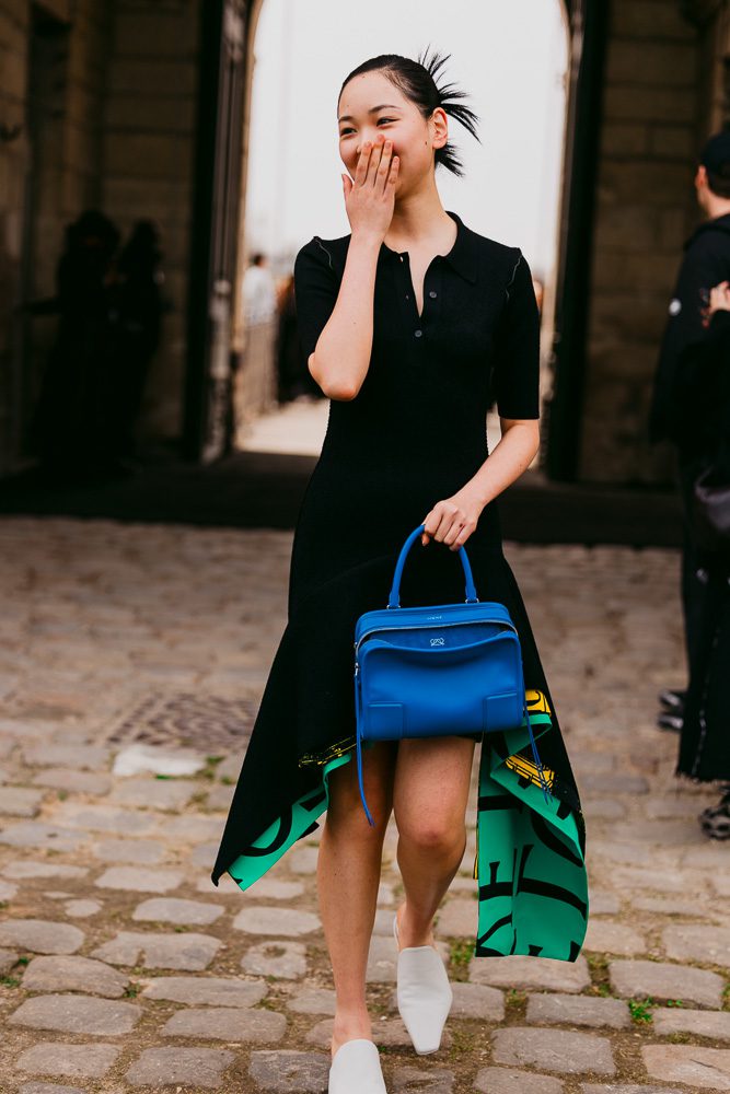 LOEWE FALL 2026 STREET STYLE BAGS 20